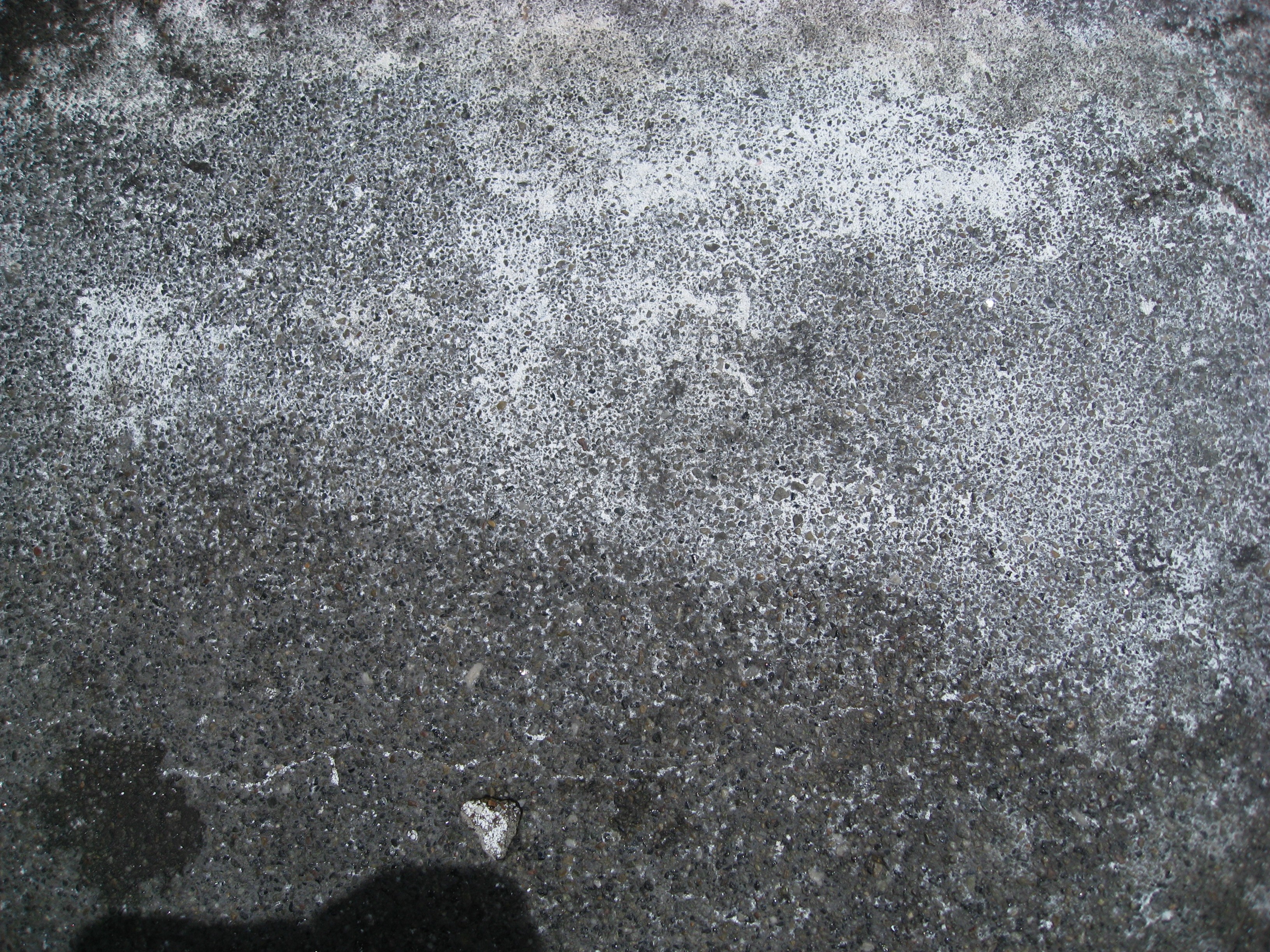 an overhead view of sidewalk concrete
